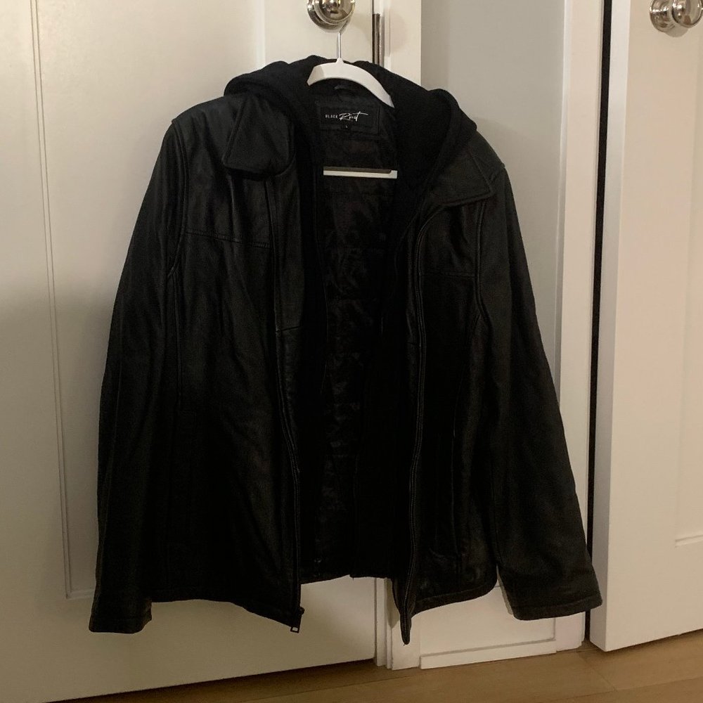 Black Rivet Leather Jacket